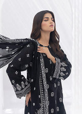 Lakhany Monochrome Printed Lawn Suits Unstitched 3 Piece Suit - LSM24MP LG-AR-0010